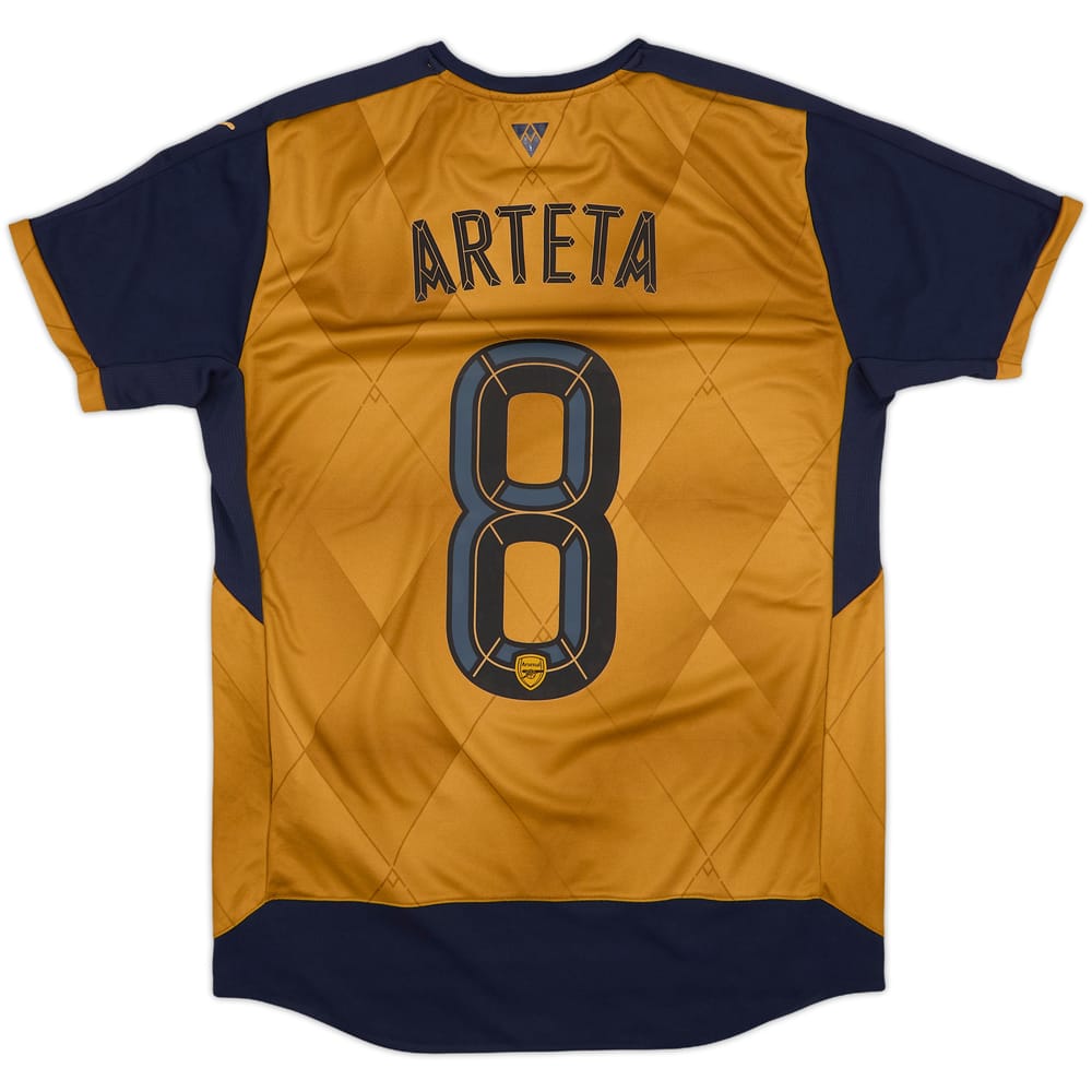 2015-16 Arsenal Away Shirt Arteta #8 - 7/10 - (M)