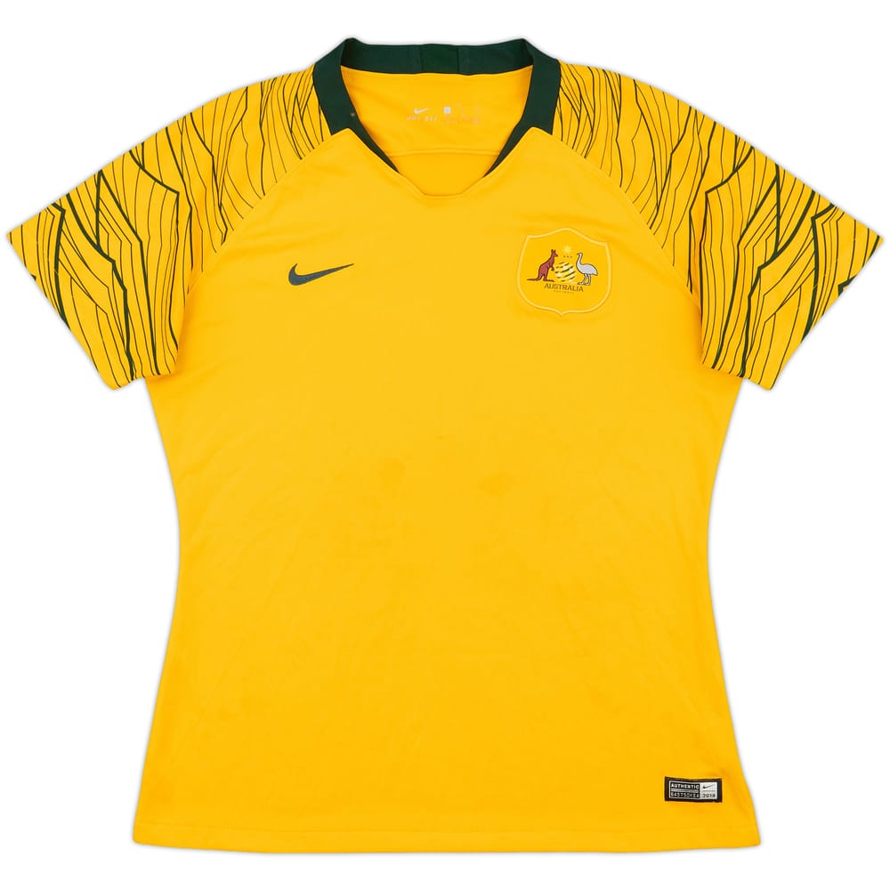 2018-20 Australia Home Shirt - 8/10 - (L.Boys)