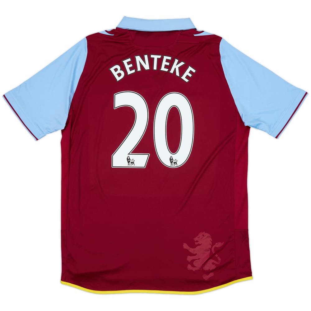 2012-13 Aston Villa Home Shirt Benteke #20 - 7/10 - (XL)
