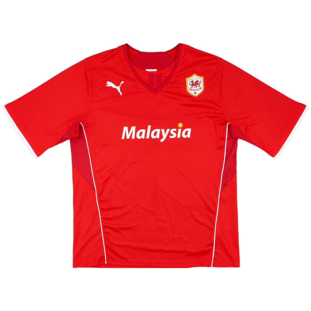 2013-14 Cardiff Home Shirt - 7/10 - (XL)