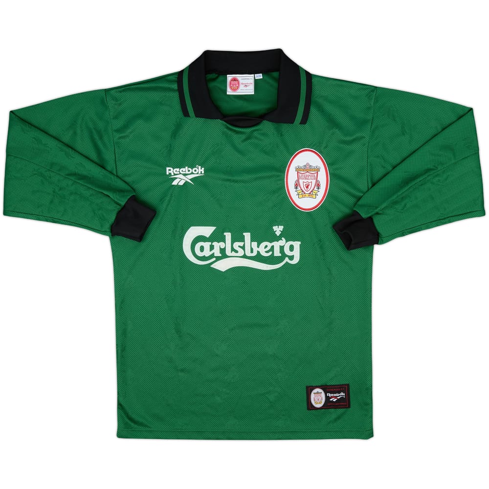 1996-97 Liverpool GK Shirt - 9/10 - (S)