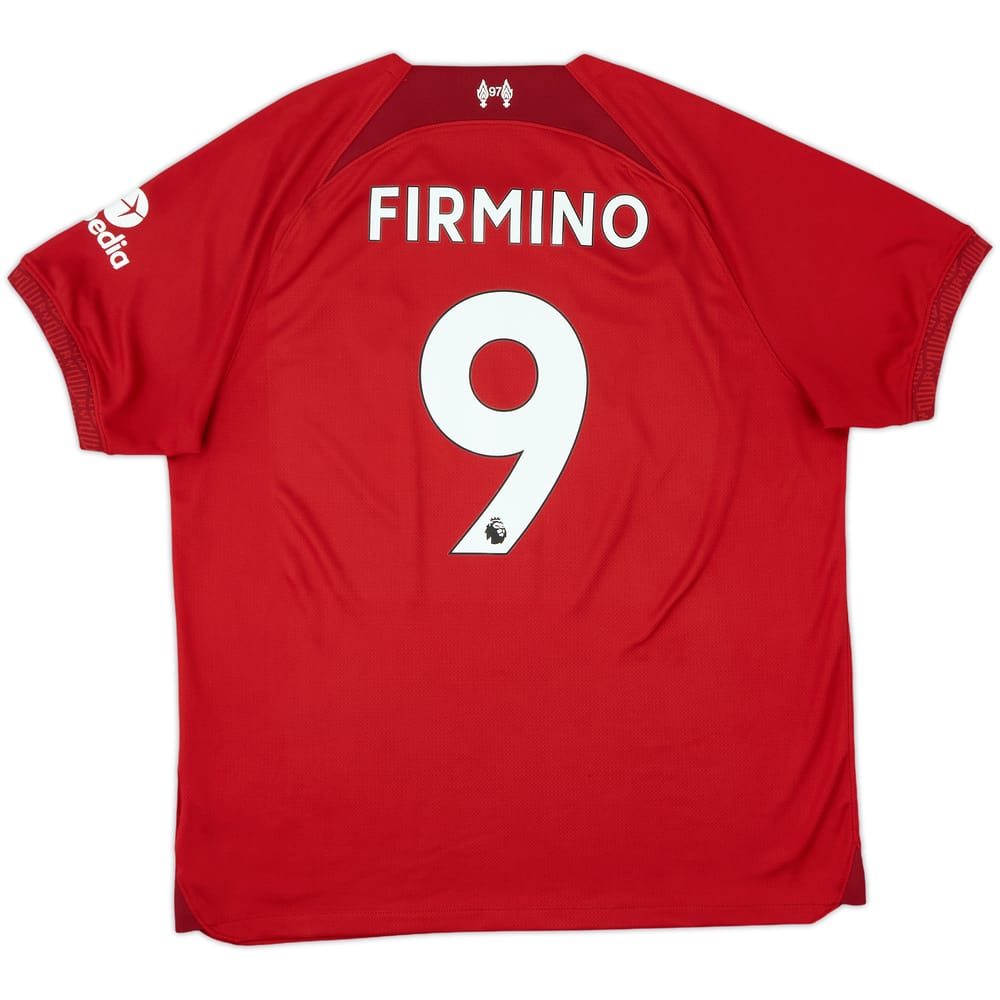 2022-23 Liverpool Home Shirt Firmino #9 - 9/10 - (XL)