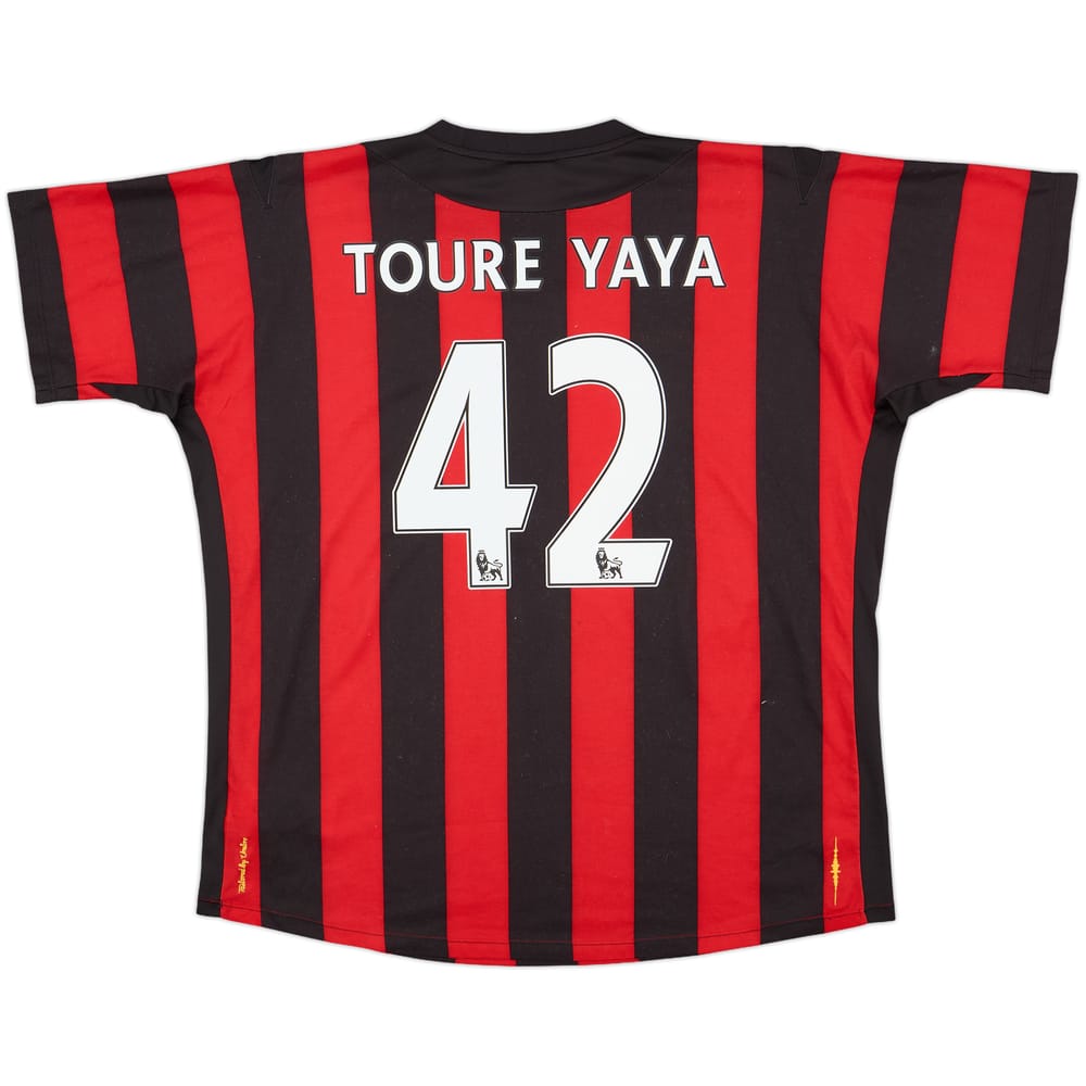 2011-12 Manchester City Away Shirt Toure Yaya #42 - 8/10 - (XL)