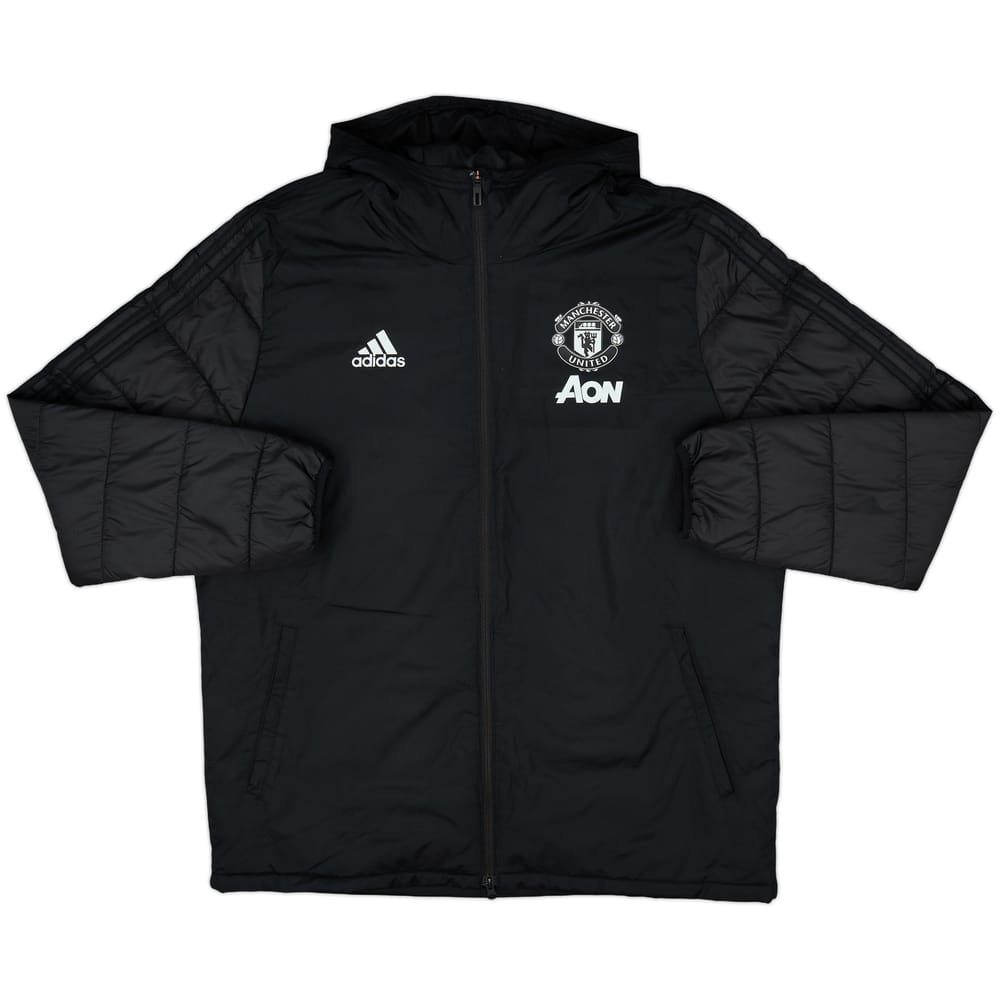 2019-20 Manchester United adidas Padded Bench Coat - 9/10 - (L)