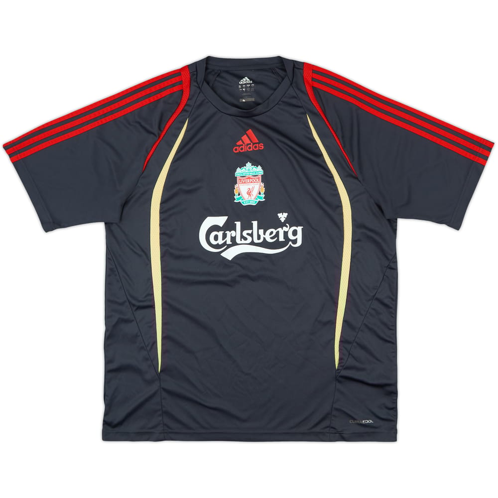 2009-10 Liverpool adidas Training Shirt - 8/10 - (XL/XXL)