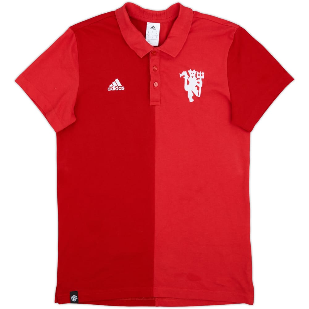 2016-17 Manchester United adidas Polo Shirt - 9/10 - (M)
