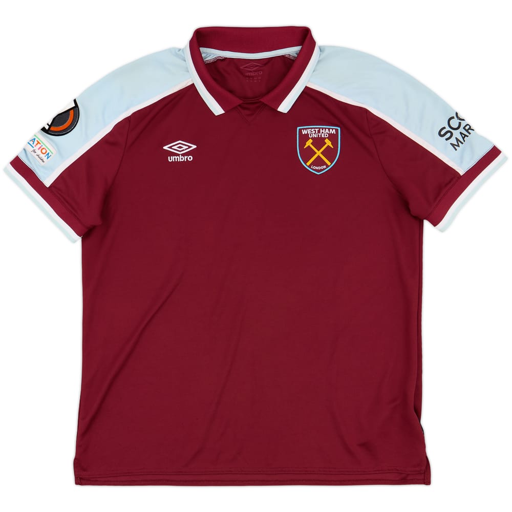2021-22 West Ham Home Shirt - 8/10 - (XL)