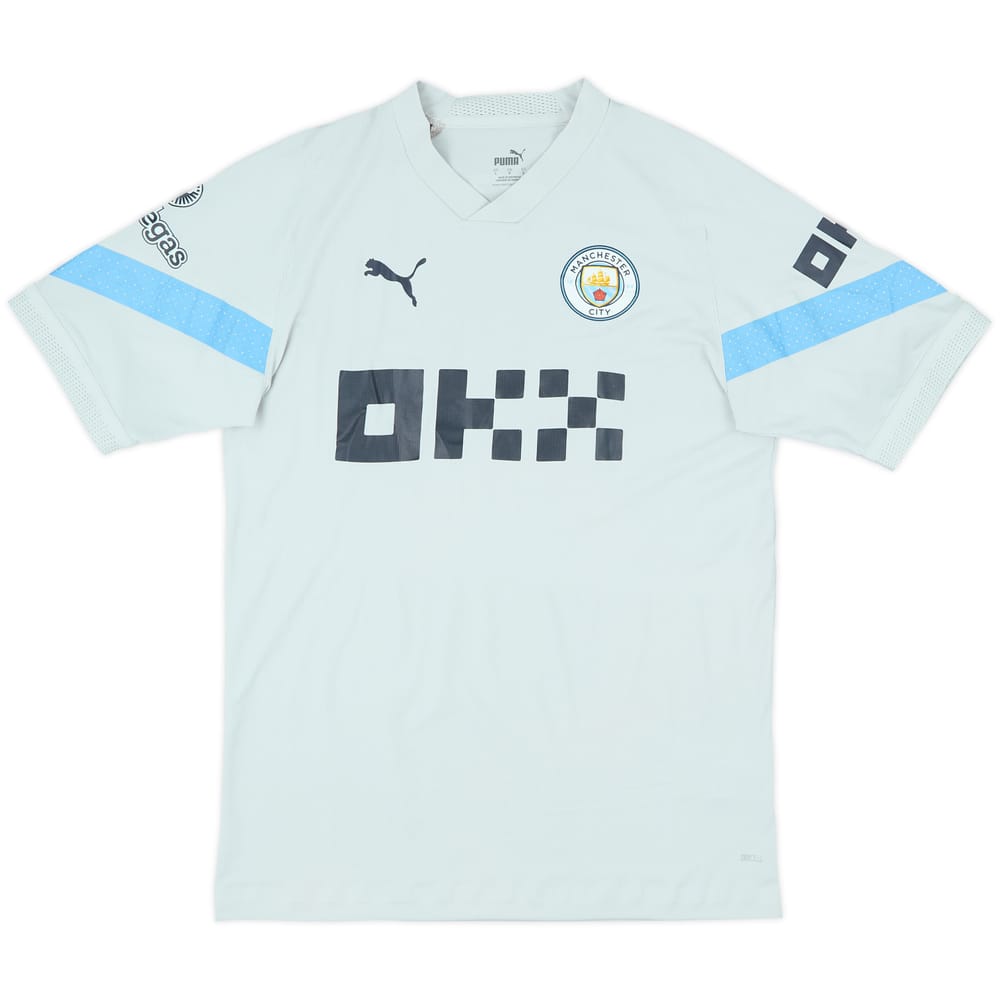 2022-23 Manchester City Player Issue Puma Training Shirt - 10/10 - (L)
