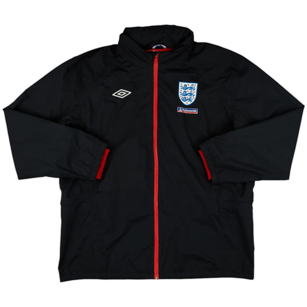 2010-11 England Umbro Hooded Rain Jacket - 9/10 - (XXL)
