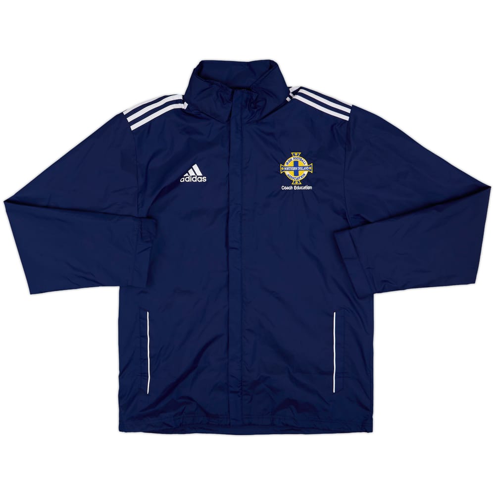 2013-14 Northern Ireland FA 'Coach Education' Hooded Rain Jacket - 9/10 - (M/L)