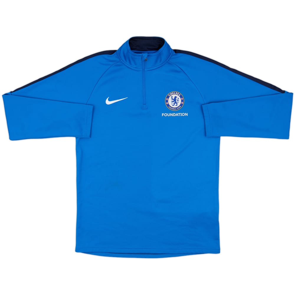 2019-20 Chelsea Foundation Nike 1/4 Zip Drill Top - 8/10 - (S)