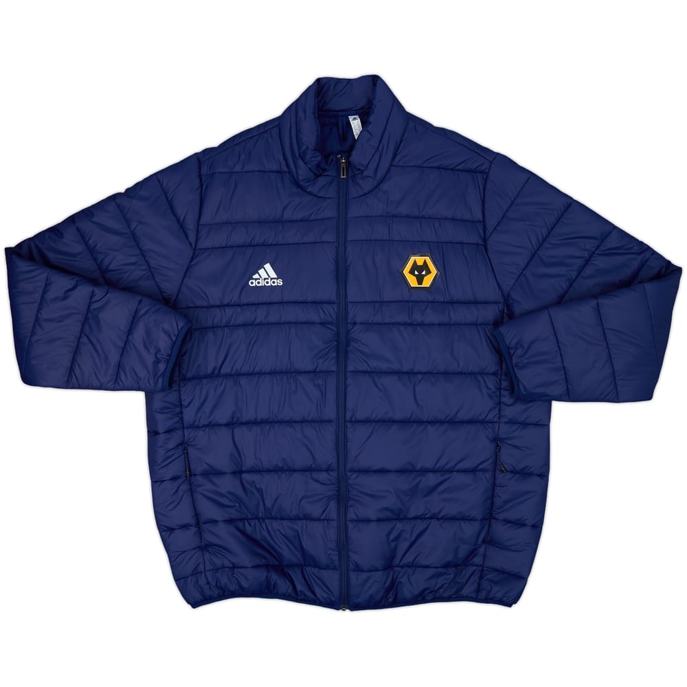 2019-20 Wolves adidas Padded Bench Coat - 9/10 - (XXL)