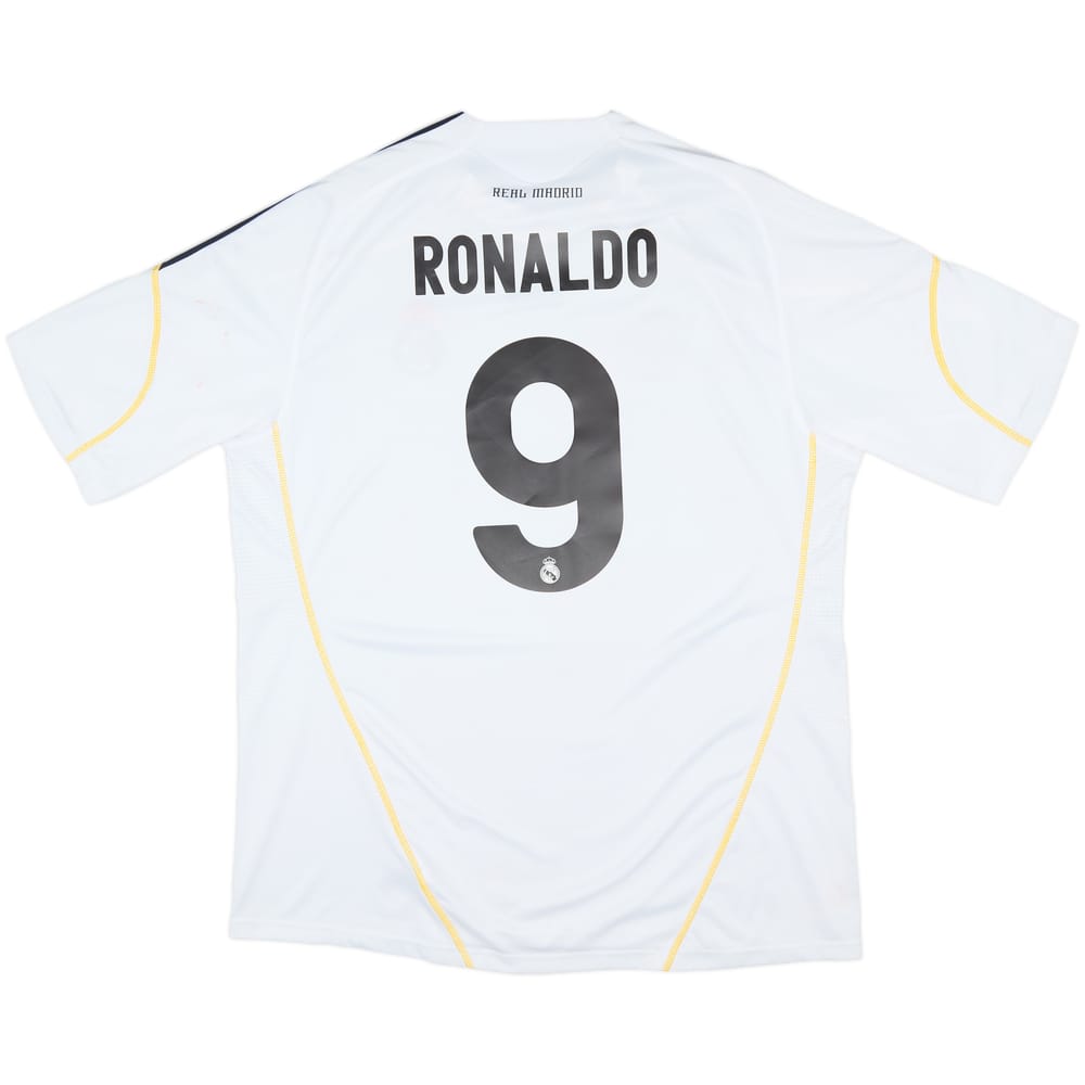 2009-10 Real Madrid Home Shirt Ronaldo #9 - 6/10 - (XL)