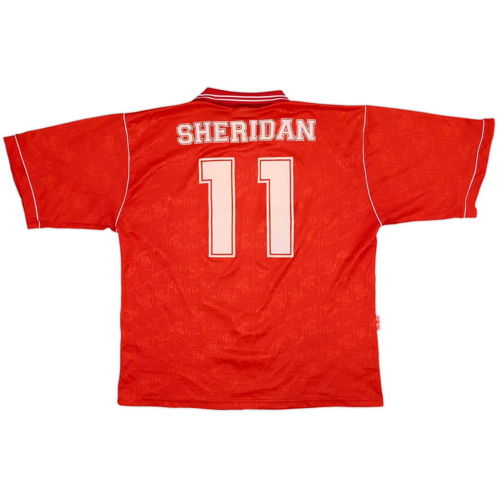 1996-97 Barnsley Home Shirt Sheridan #11 - 8/10 - (XL)