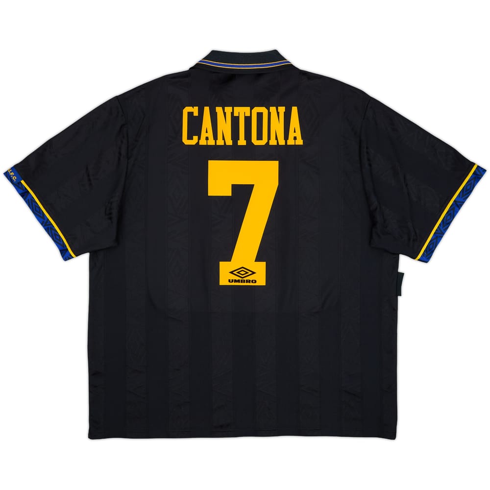 1993-95 Manchester United Away Shirt Cantona #7 - 8/10 - (XXL)