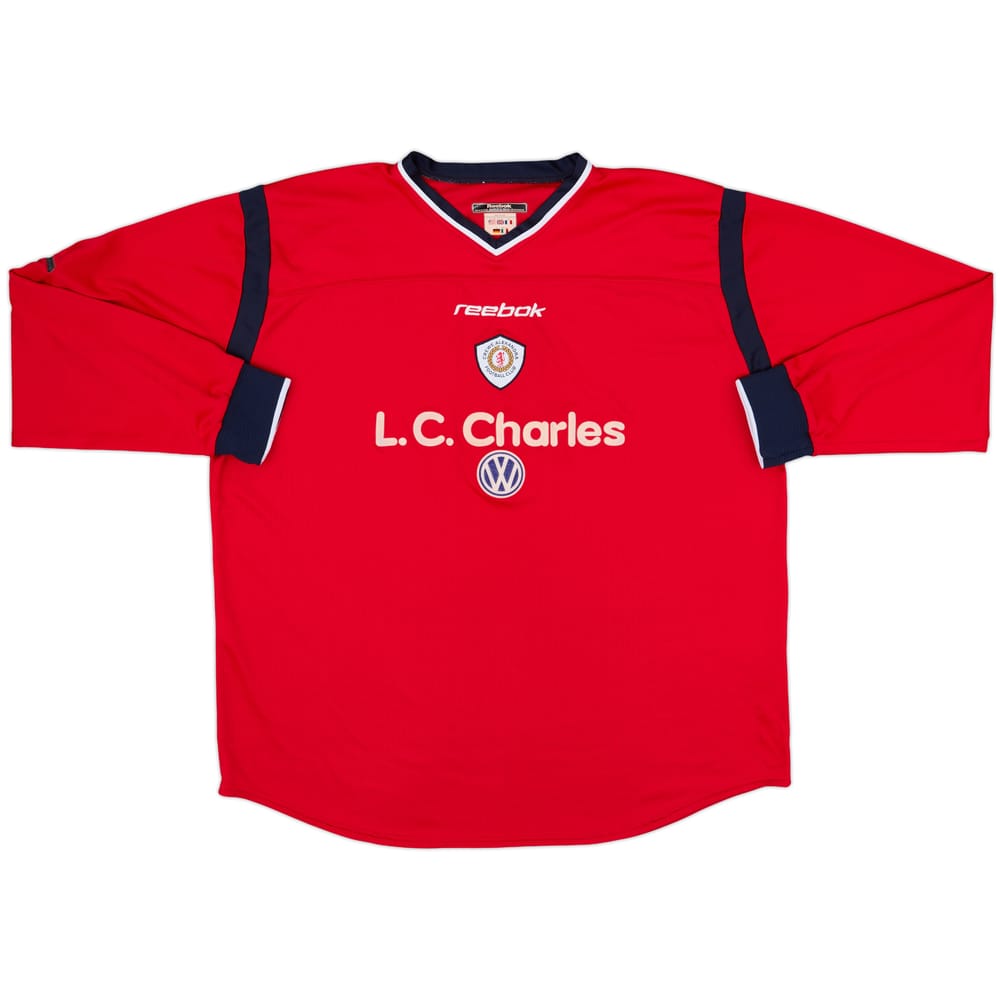 2001-02 Crewe Alexandra Home L/S Shirt - 8/10 - (XL)