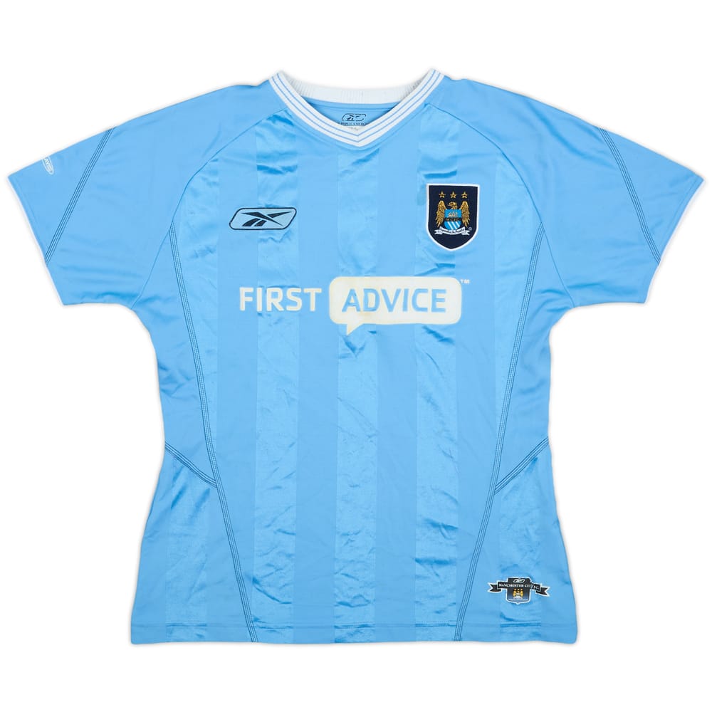2003-04 Manchester City Home Shirt - 7/10 - (Women's S)