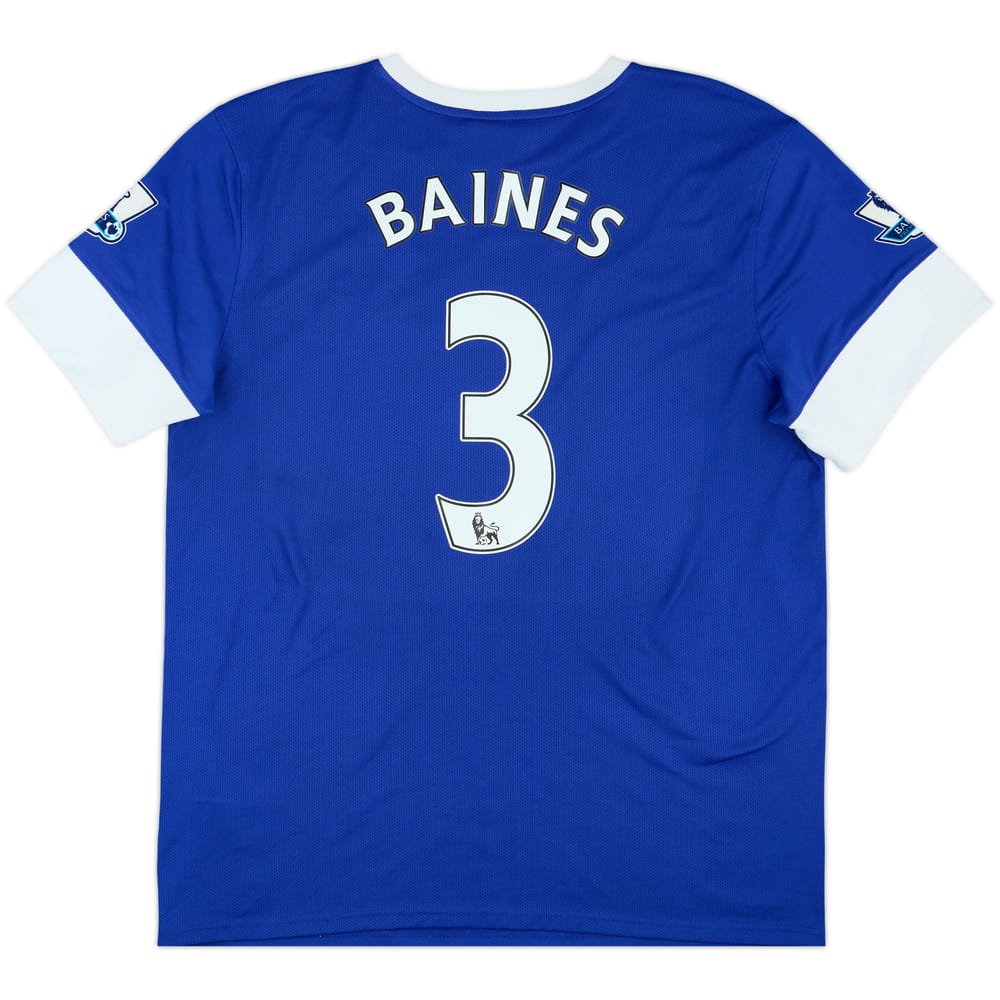 2012-13 Everton Home Shirt Baines #3 - 7/10 - (XL)