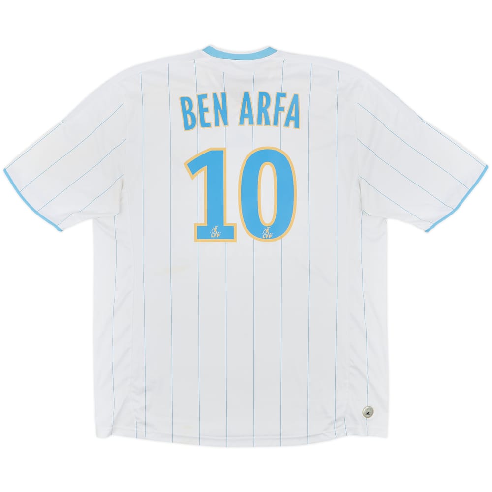 2009-10 Olympique Marseille Home Shirt Ben Arfa #10 - 8/10 - (XXL)