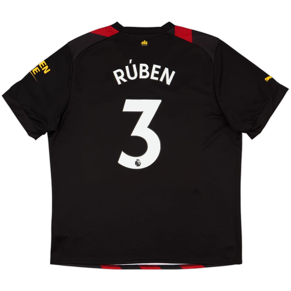 2022-23 Manchester City Away Shirt Ruben #3 - 8/10 - (XXL)