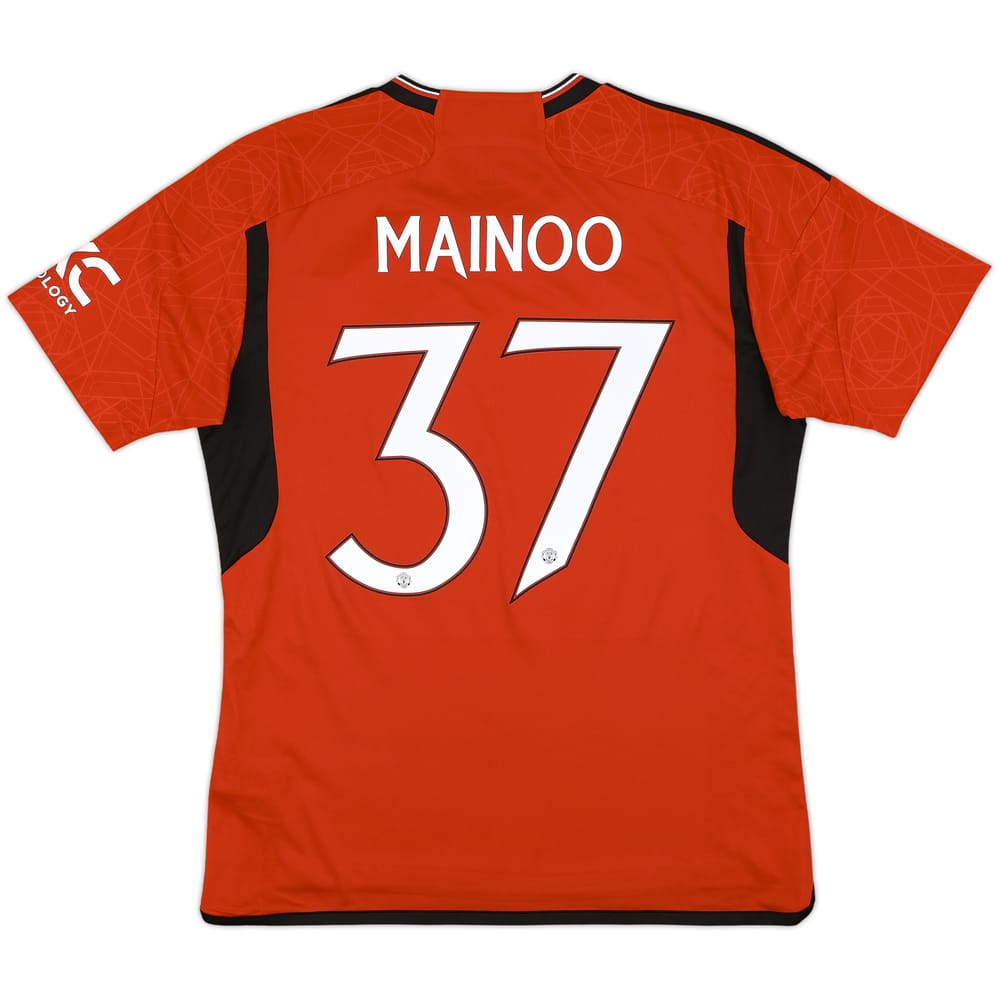 2023-24 Manchester United Home Shirt Mainoo #37 - 10/10 - (L)