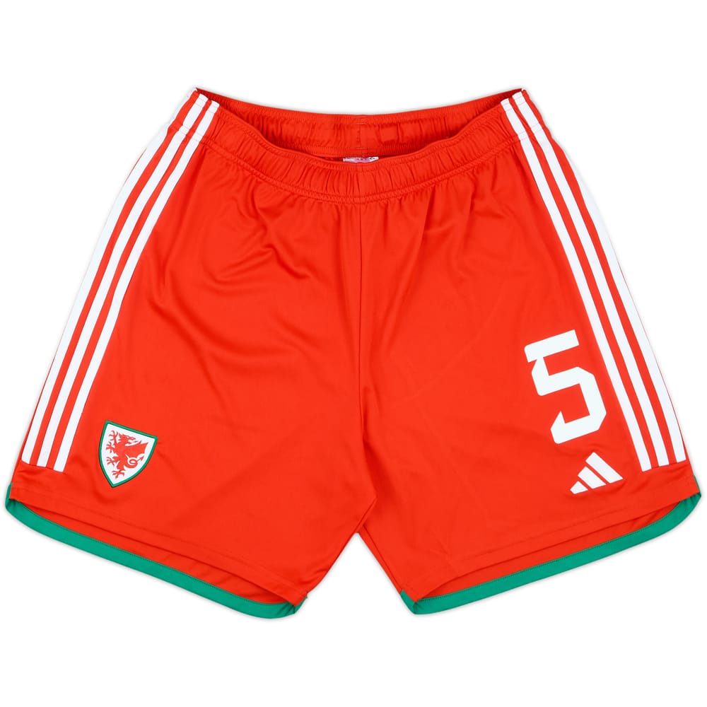 2022-24 Wales Player Issue Home Shorts #5 - 7/10 - (L)