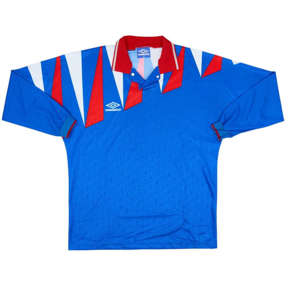 1990s Umbro Template L/S Shirt - 9/10 - (XL)