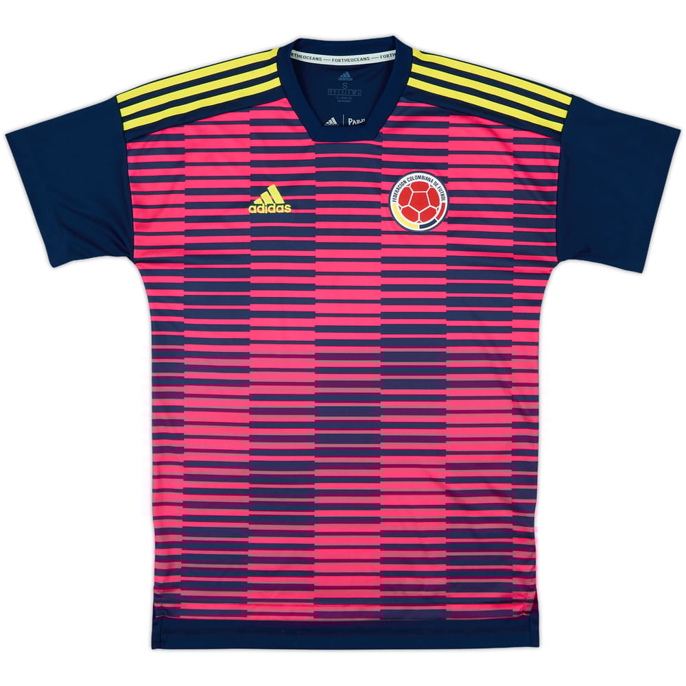 2017-18 Colombia adidas Pre Match Shirt - 9/10 - (S)