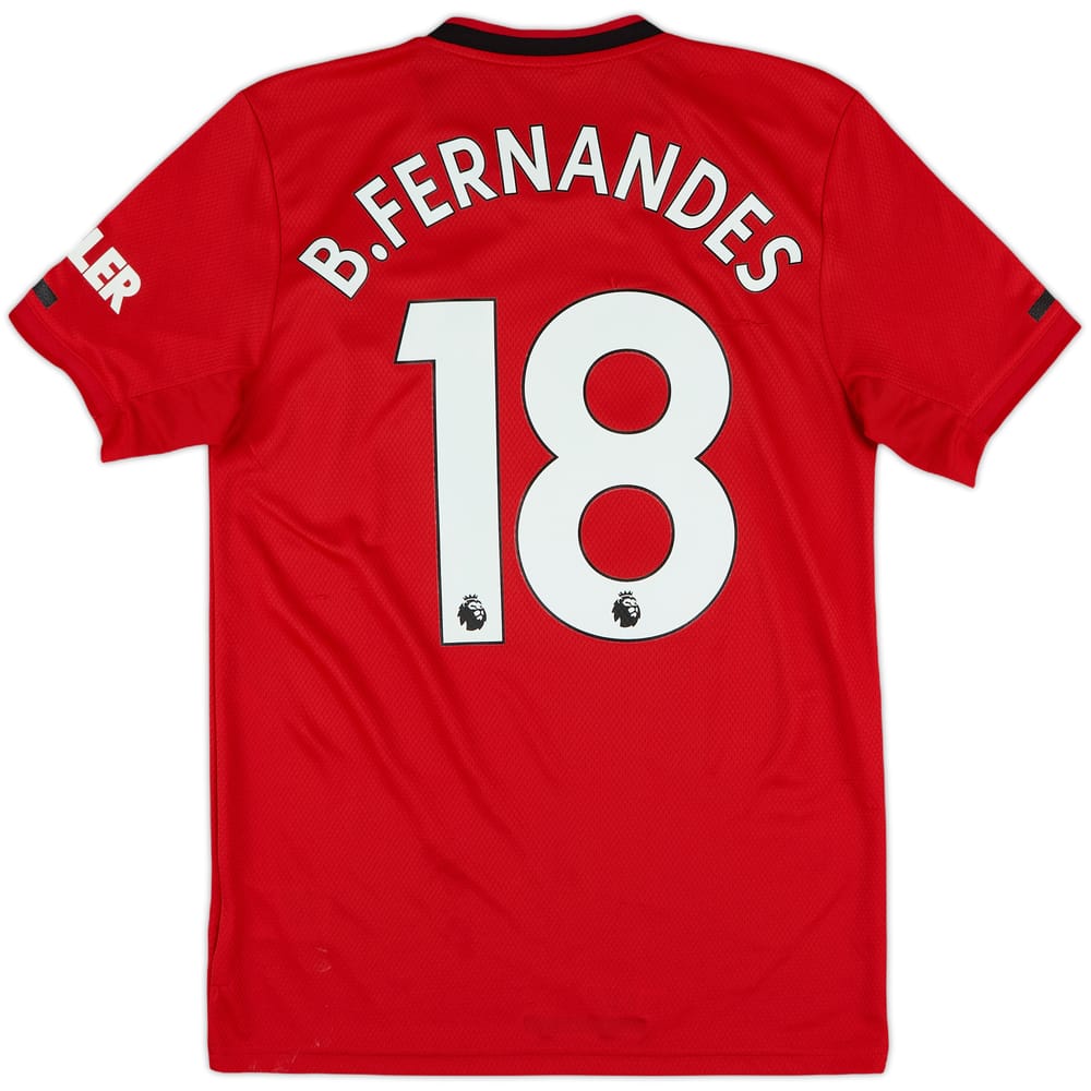 2019-20 Manchester United Home Shirt B.Fernandes #18 - 5/10 - (S)