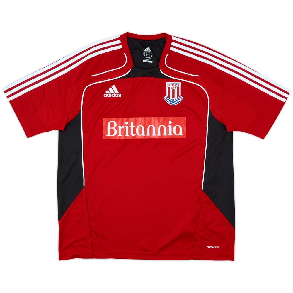 2010-11 Stoke City adidas Training Shirt - 7/10 - (L/XL)