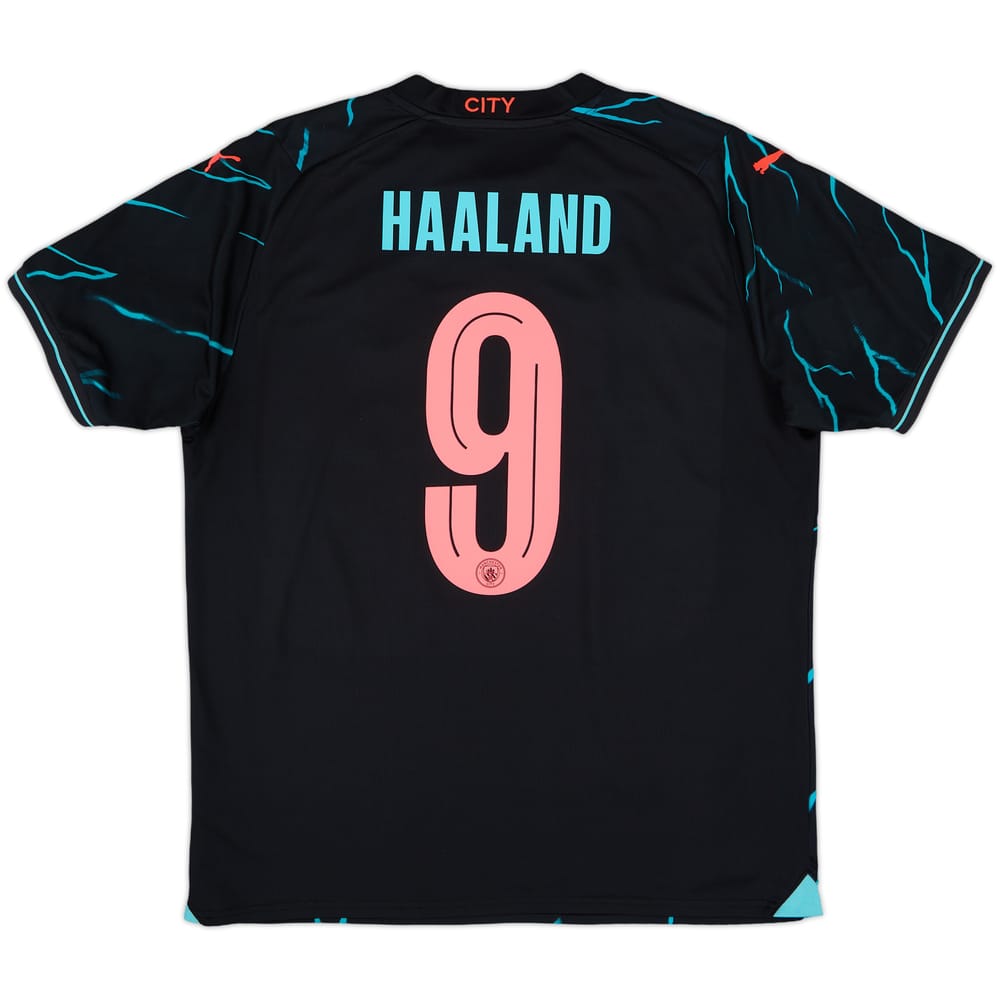 2023-24 Manchester City Third Shirt Haaland #9 - 10/10 - (L)