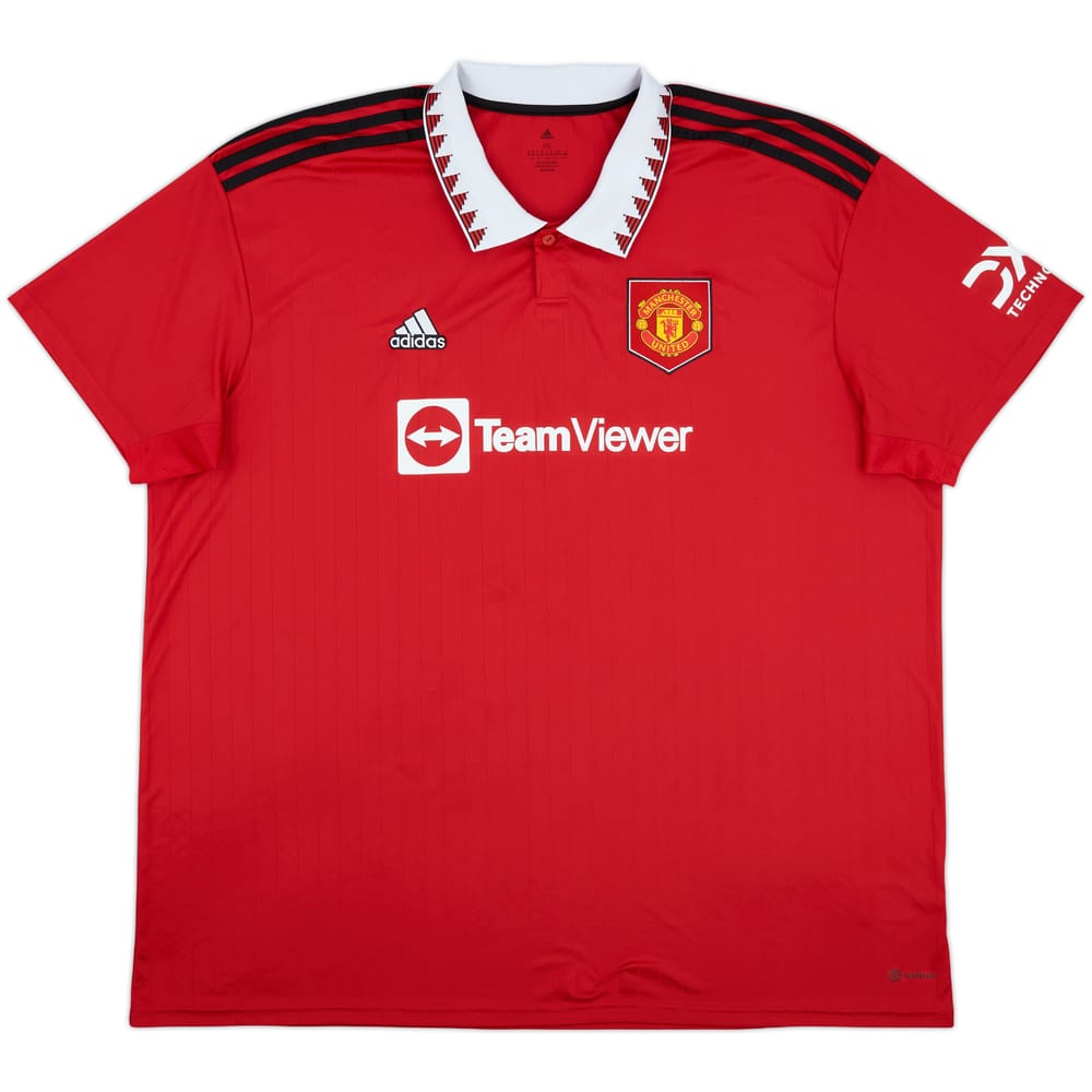 2022-23 Manchester United Home Shirt - 8/10 - (4XL)