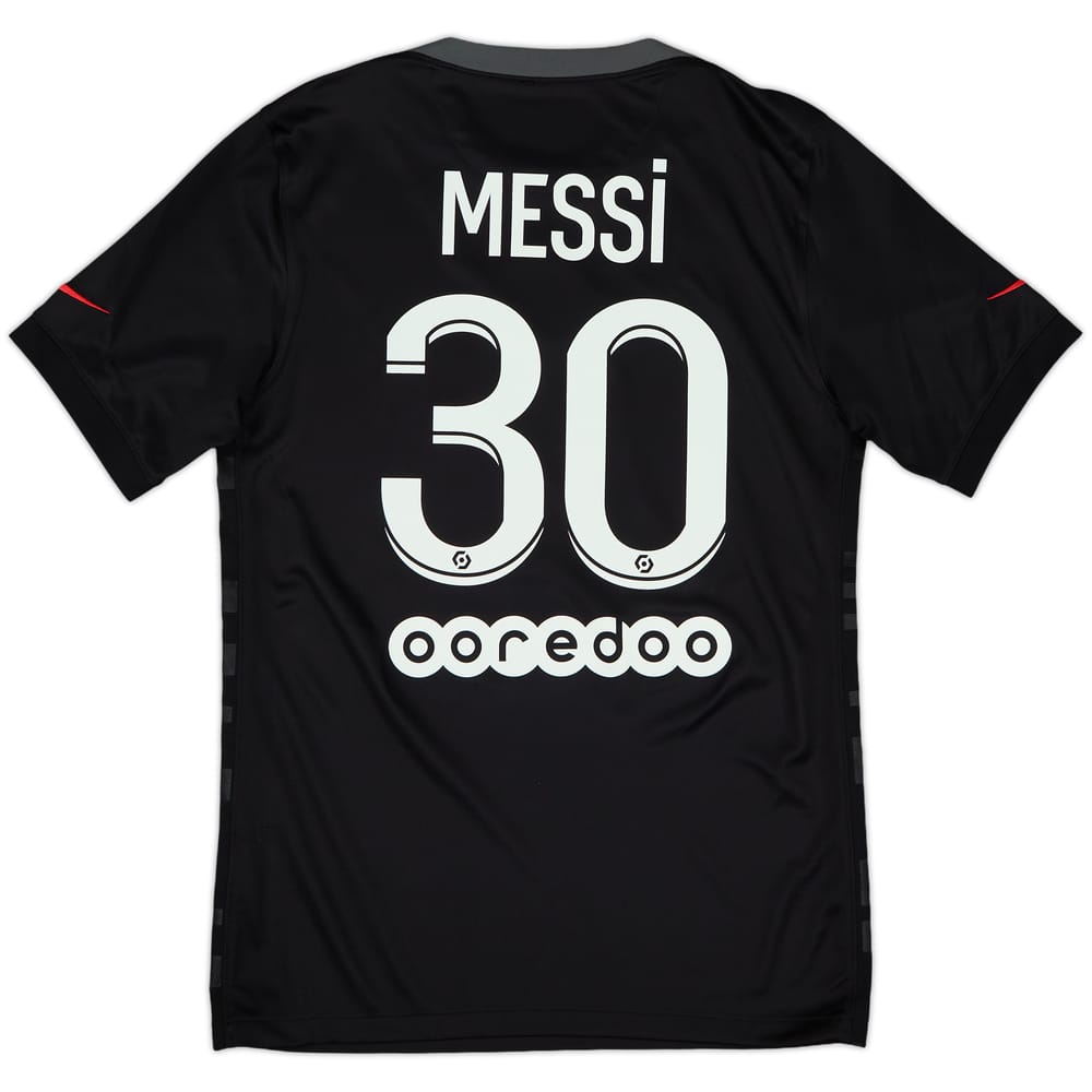 2021-22 Paris Saint-Germain Third Shirt Messi #30 - 8/10 - (S)