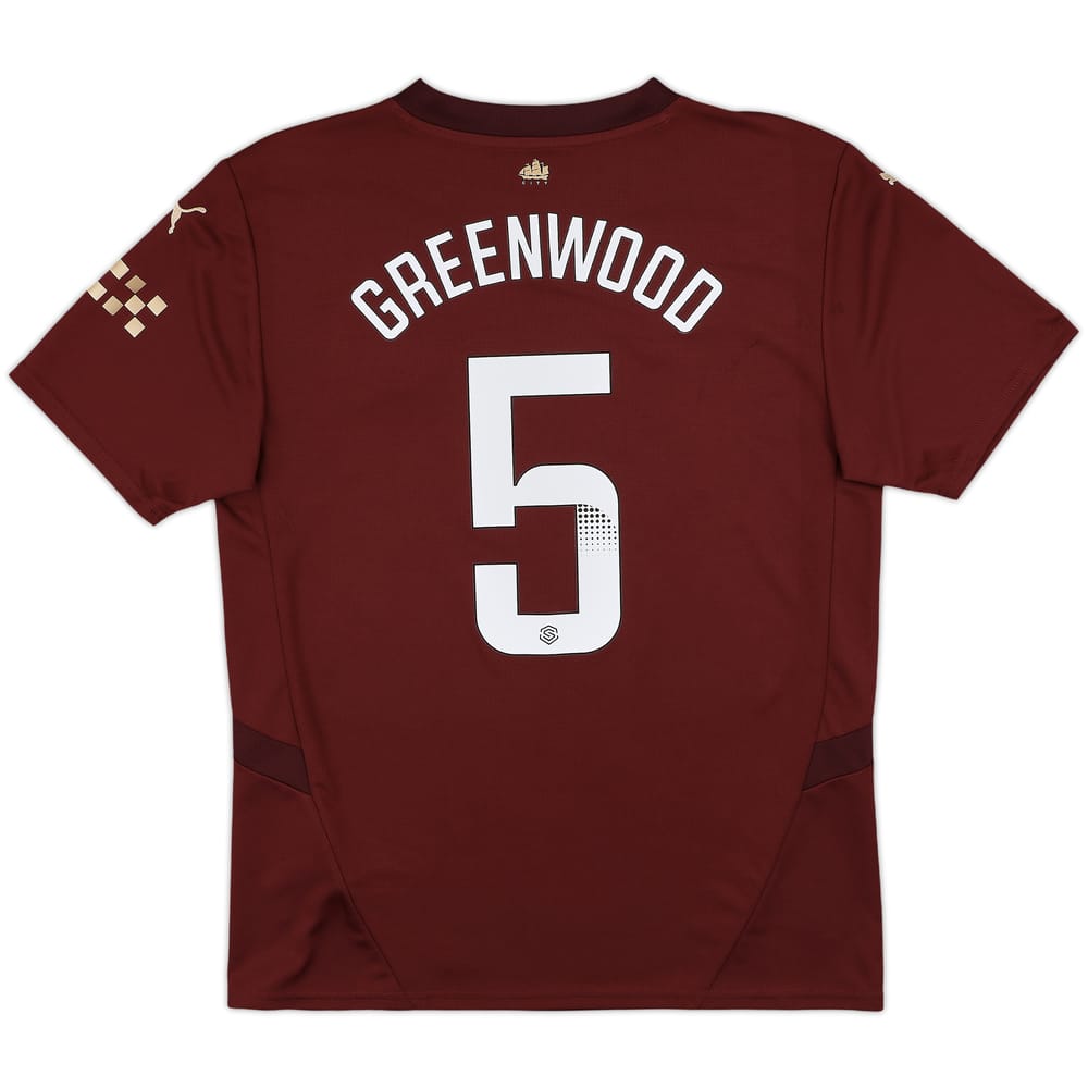 2024-25 Manchester City Third Shirt Greenwood #5 - 9/10 - (M)
