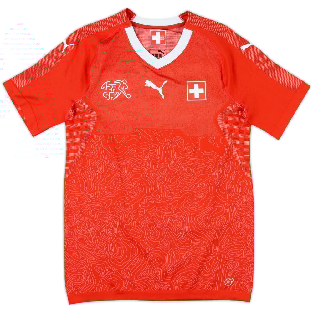 2018-20 Switzerland Authentic Home Shirt - 7/10 - (XL)