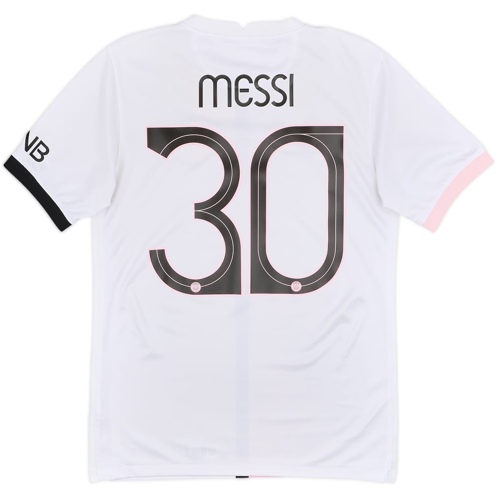 2021-22 Paris Saint-Germain Away Shirt Messi #30 - 7/10 - (S)