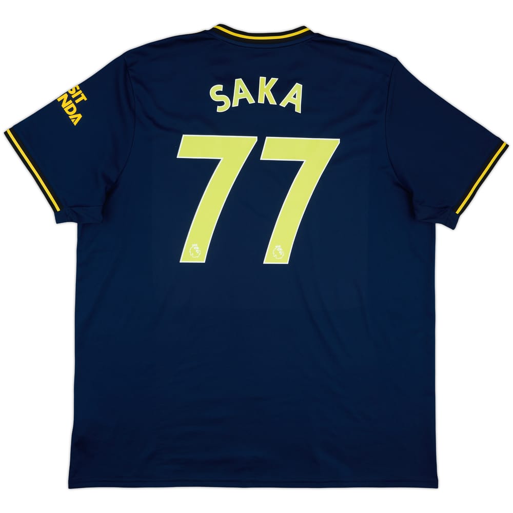 2019-20 Arsenal Third Shirt Saka #77 - 9/10 - (XXL)