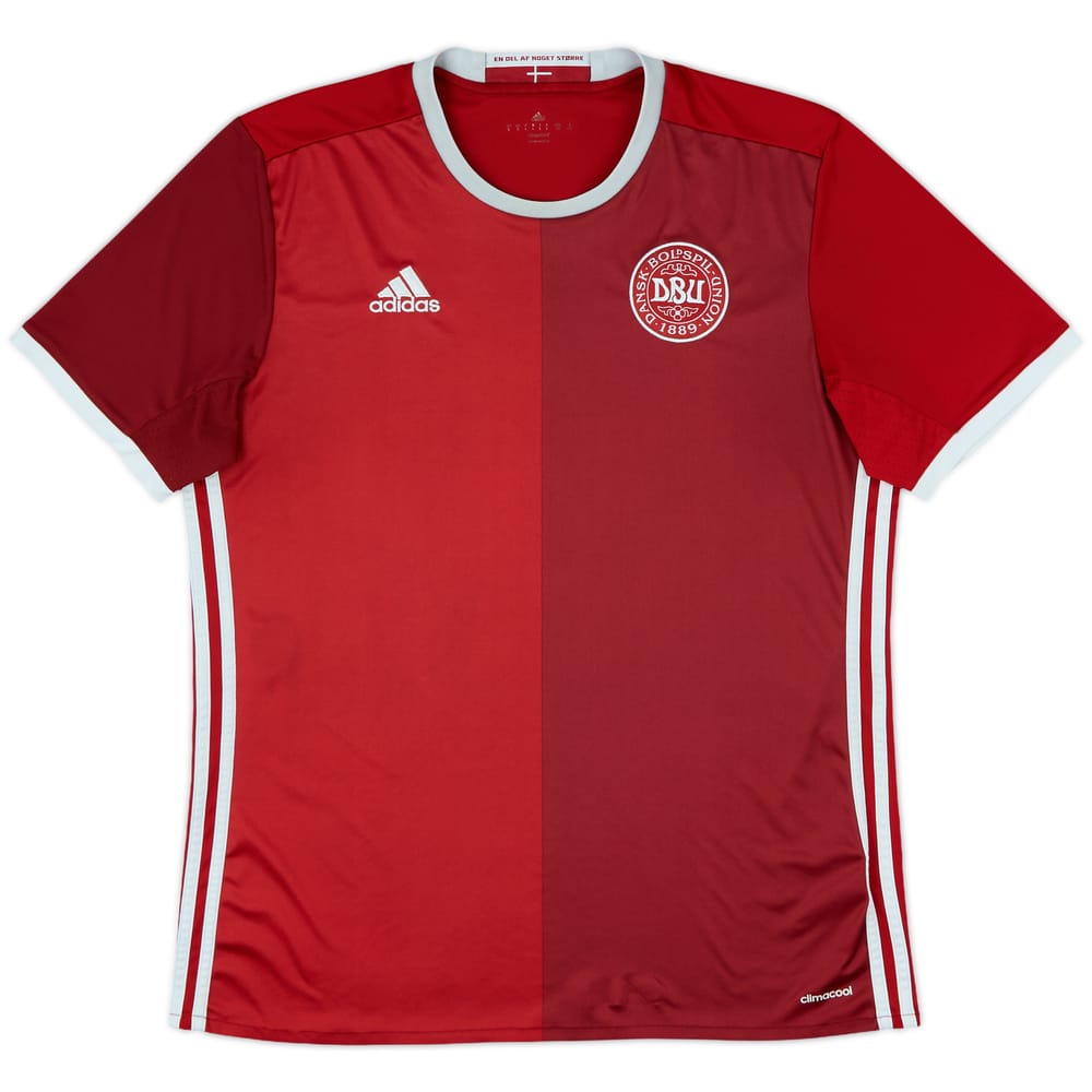 2016-17 Denmark Home Shirt - 7/10 - (L)