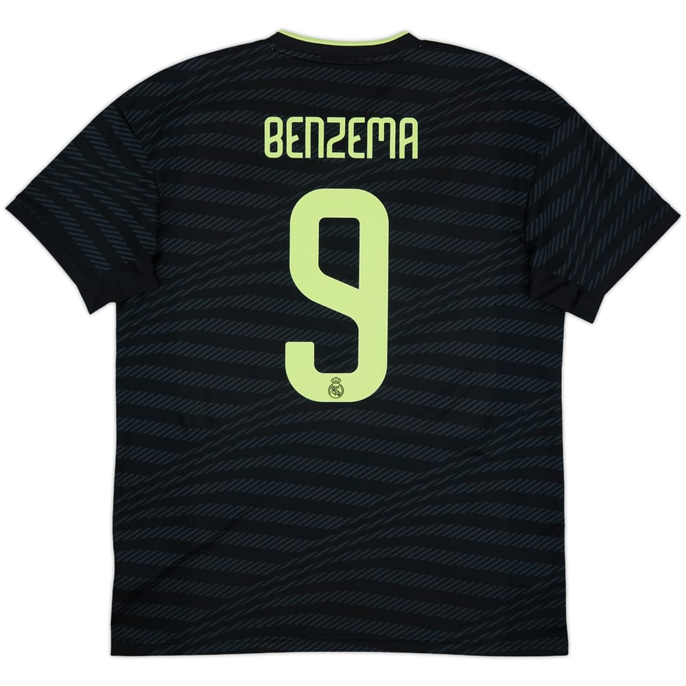 2022-23 Real Madrid Third Shirt Benzema #9 - 10/10 - (L)