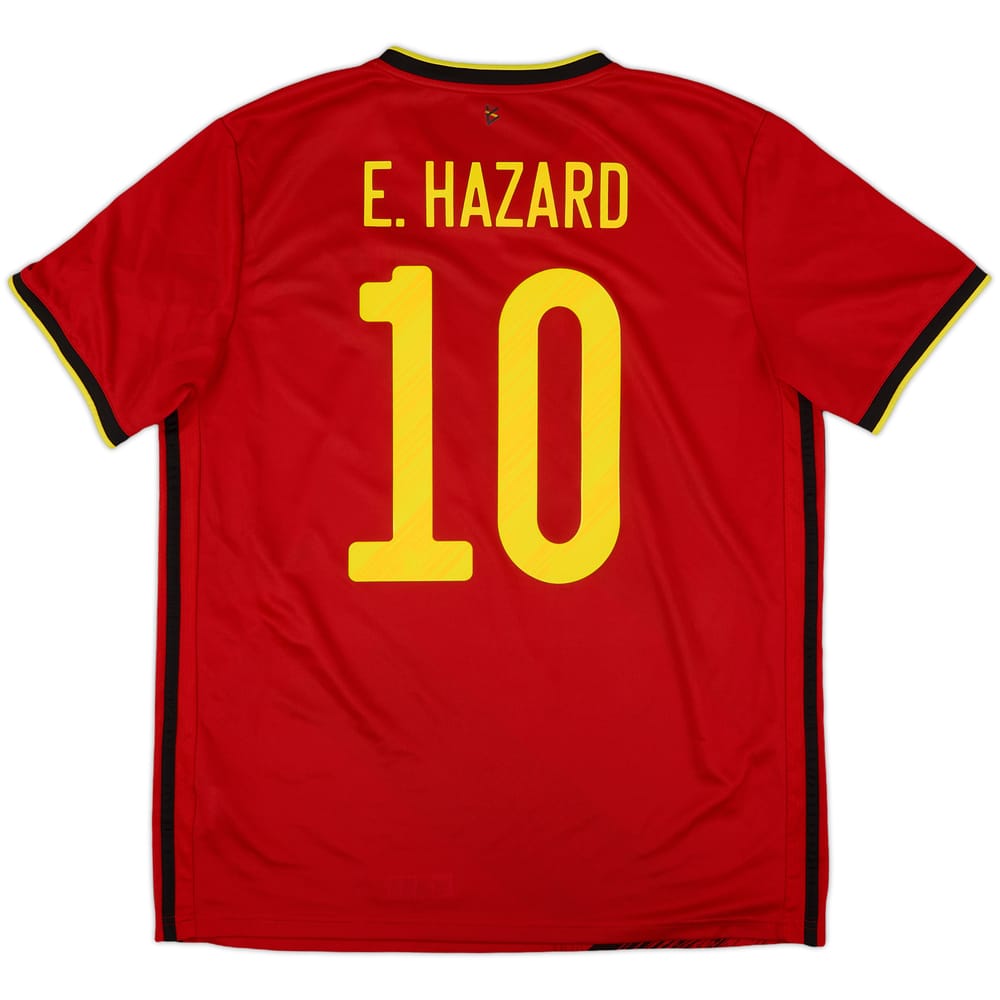 2020-21 Belgium Home Shirt E.Hazard #10 - 10/10 - (L)