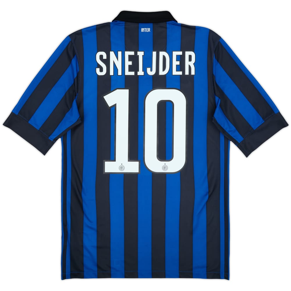 2011-12 Inter Milan Home Shirt Sneijder #10 - 7/10 - (S)