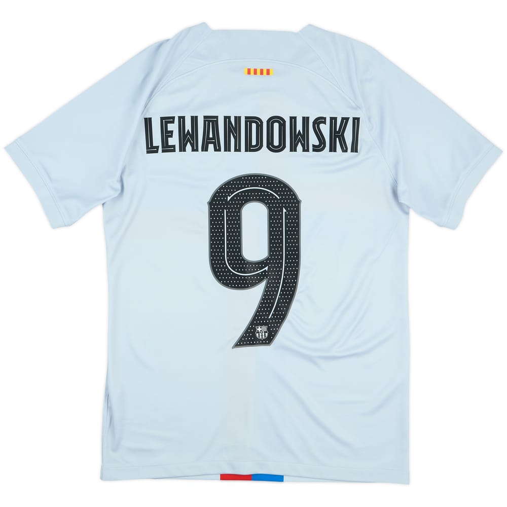 2022-23 Barcelona Third Shirt Lewandowski #9 - 10/10 - (S)