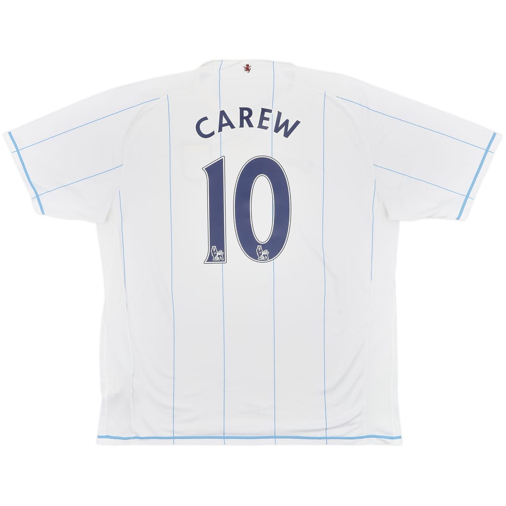 2007-08 Aston Villa Away Shirt Carew #10 - 8/10 - (XXL)