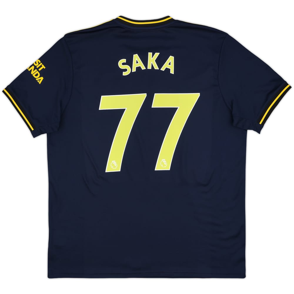2019-20 Arsenal Third Shirt Saka #77 - 9/10 - (XL)