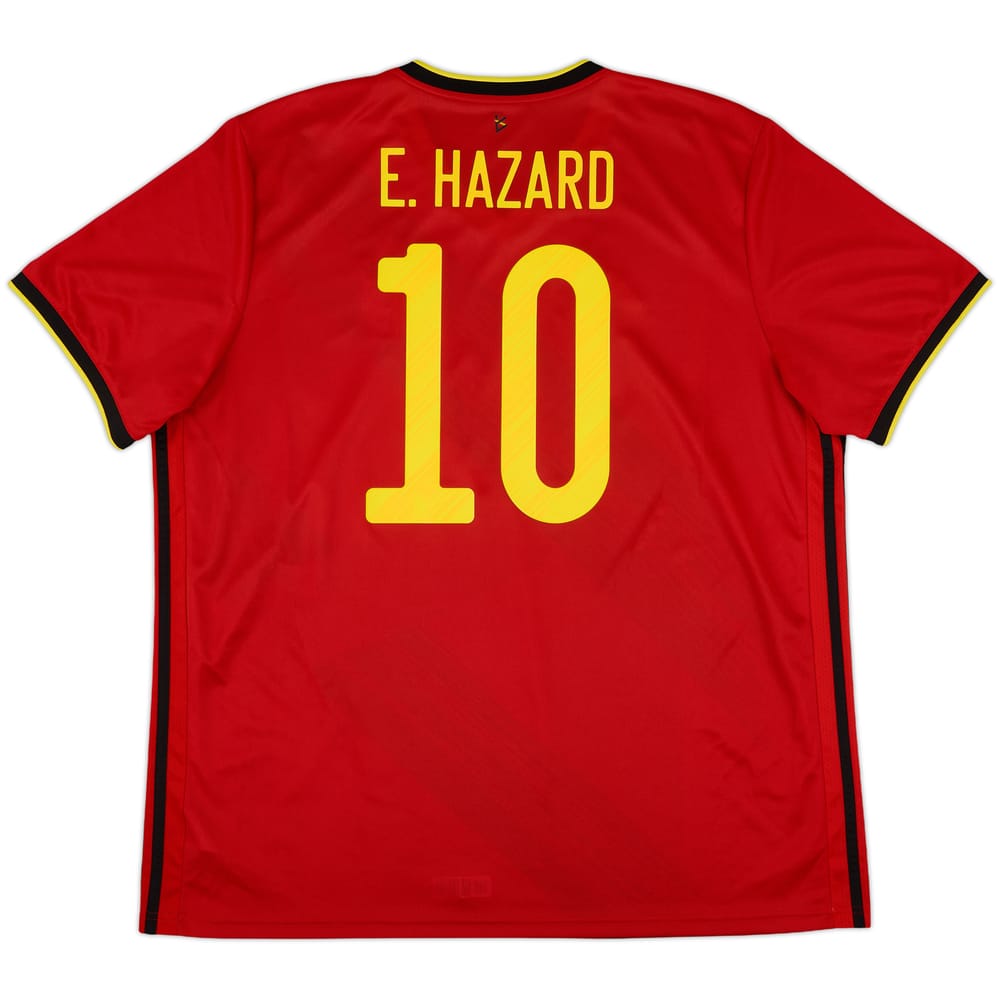 2020-21 Belgium Home Shirt E.Hazard #10 - 9/10 - (XXL)