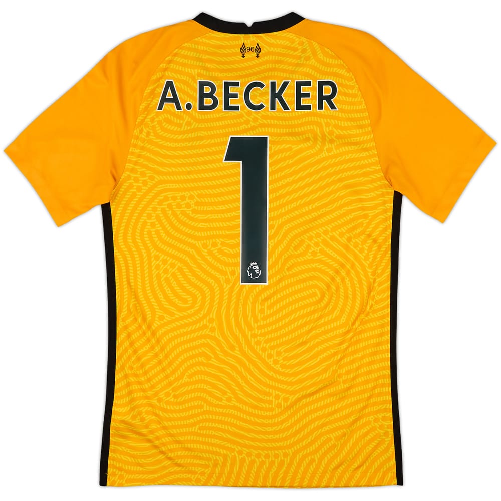 2020-21 Liverpool S/S GK Shirt A.Becker #1 - 10/10 - (S)