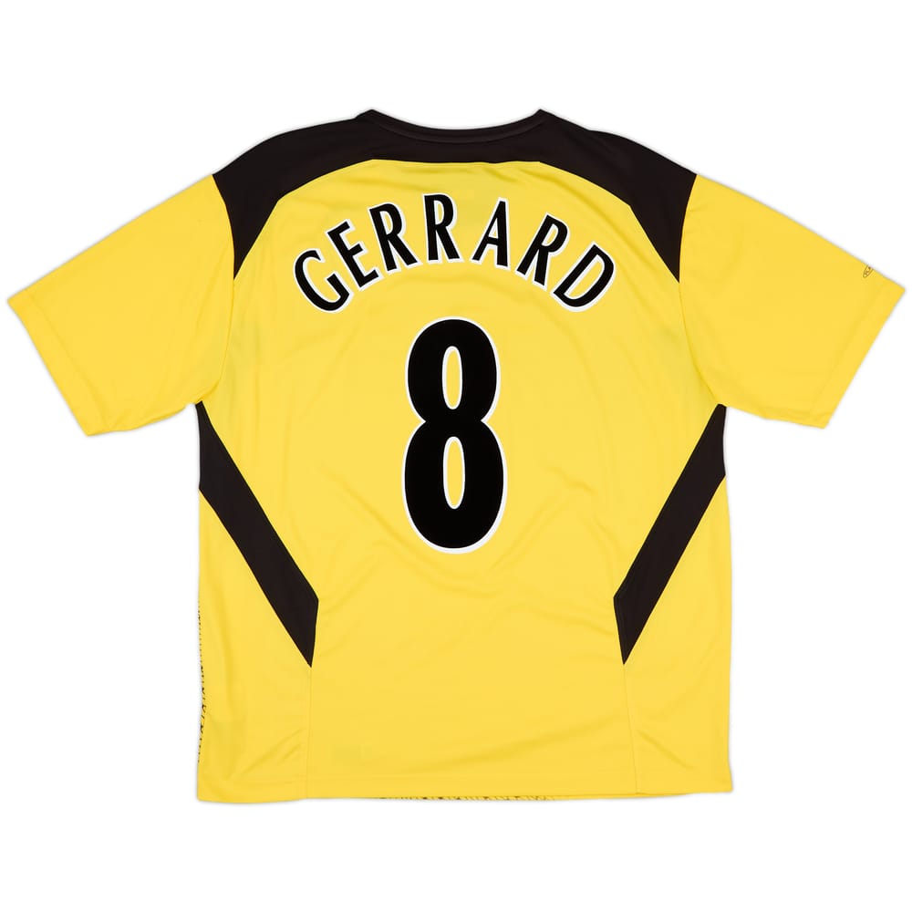 2004-06 Liverpool Away Shirt Gerrard #8 - 7/10 - (L)