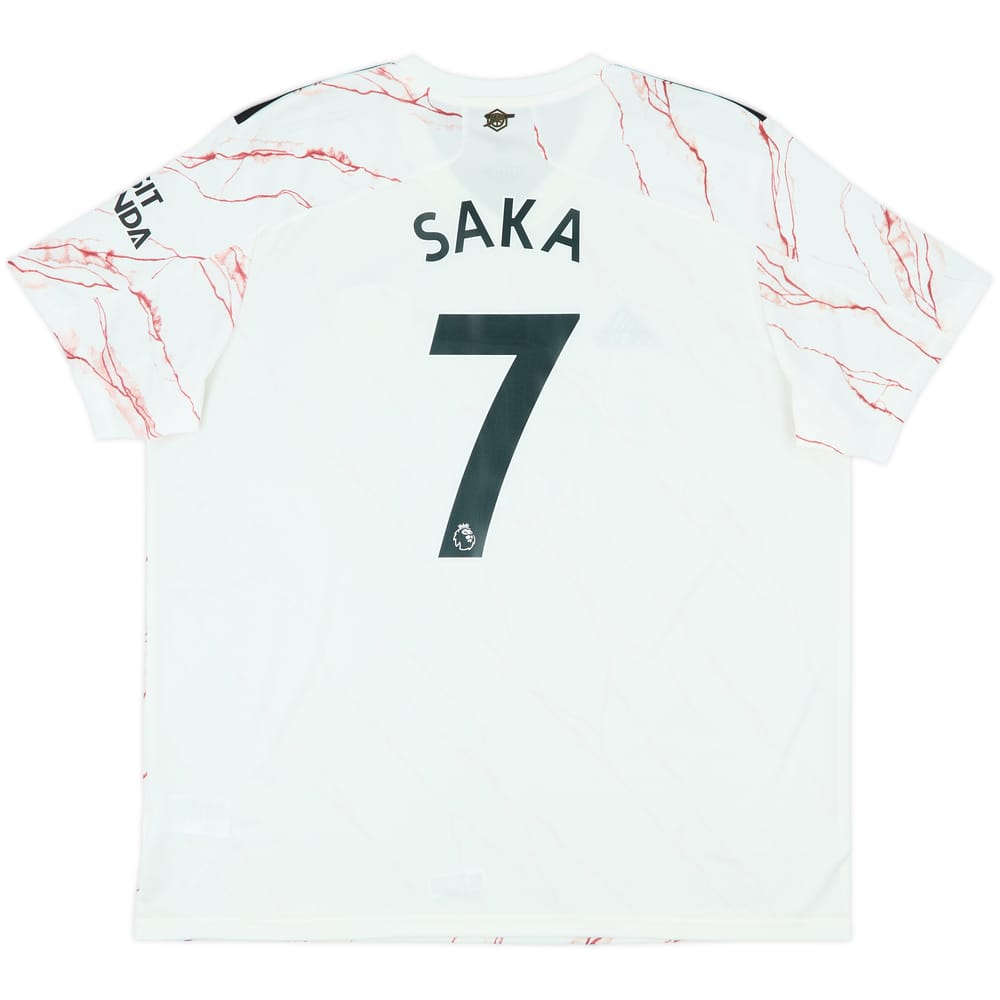2020-21 Arsenal Away Shirt Saka #7 - 9/10 - (XXL)