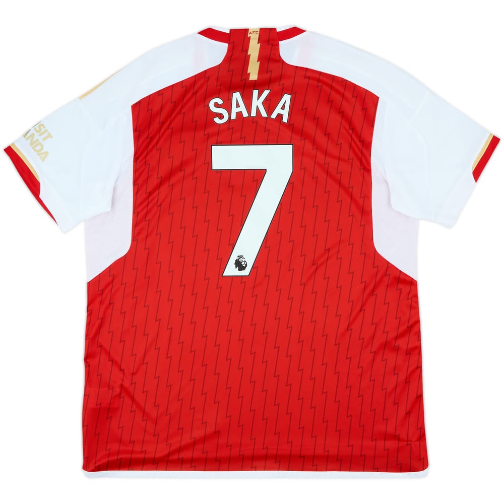2023-24 Arsenal Home Shirt Saka #7 - 10/10 - (XXL)