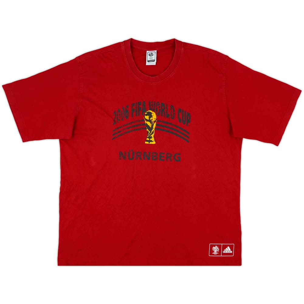 2006 adidas World Cup 'Nurnberg' Graphic Tee - 9/10 - (XL)